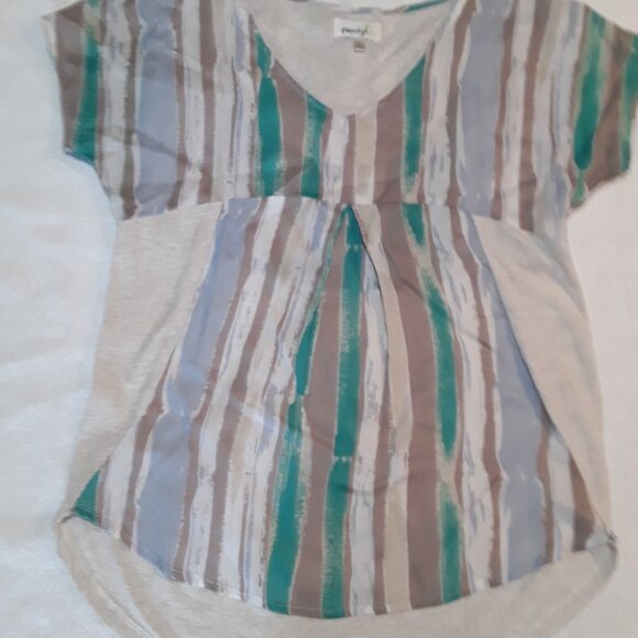 Beautiful new w/o tags tunic top Porridge designer at Anthropology - awesome col - Picture 7 of 8